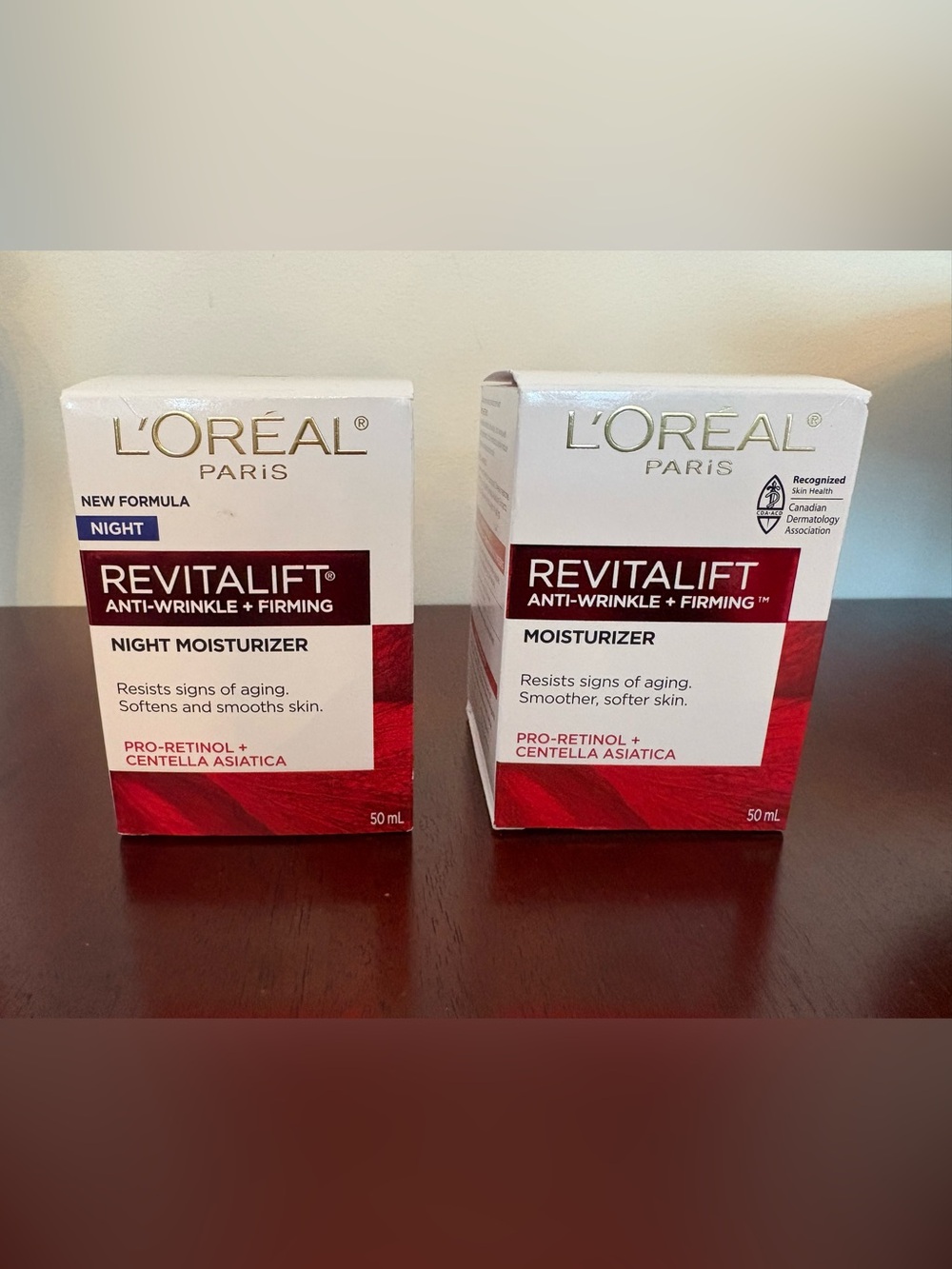 L'Oreal Revitalift Moisturizer - Red and White Packaging